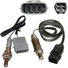 234-3109 234-4776 2PCS O2 Oxygen Sensor Compatible with 2000 2001 Nissan Sentra 1.8L Left Side 1PCS Upstream and 1PCS Downstream 213-3022 213-2906 250-24436 15953 15466 15955 ES20217 ES20190