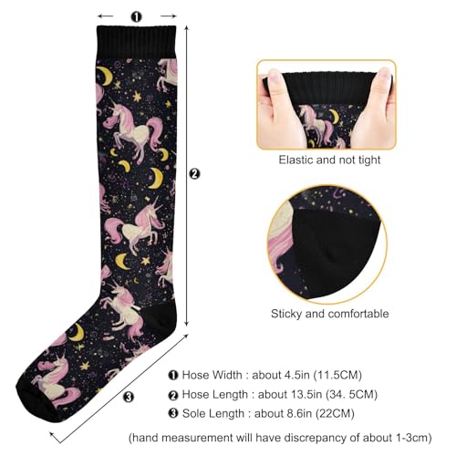 Image of Pigsaly Red White Polka Dot Womens Compression Socks Athletic Tube Sock Knee High Socks Outdoor Sport Socks