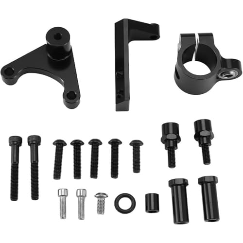 Kit support amortisseur de direction en aluminium usiné pour Hypermotard 950 SP