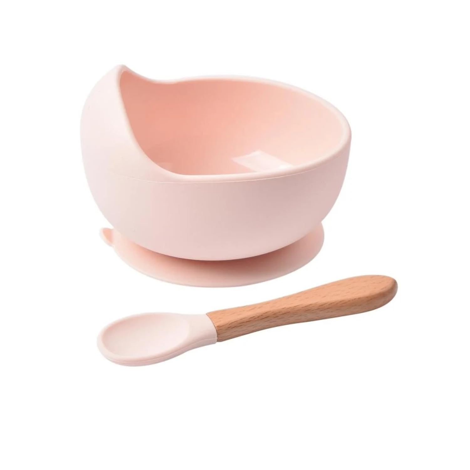 Silicone Suction Baby Bowl – Happy Mealtime Tableware Meal Utensils for Kids with Spoon BPA Free Baby Feeding Product Eating Utensils BPA Free Microwave Safe Feeding Set (Pack of 1, Pink)-image-39