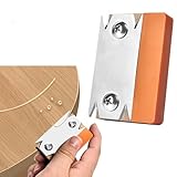 Kantenschneider, Tragbar Manueller Kantenumleimer, Rutschfest Umleimer für Holzbearbeitung, Kantenhobel für Entgraten für Möbel und Furnierarbeiten (orange 1)