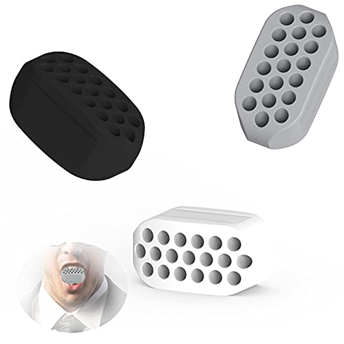 3 Pcs MâChoire D'EntraîNement Exerciseur De MâChoire MâChoire Exercice Balle Pour Le Renforcement Et La Tonification De La MâChoire Masculine, L'EntraîNement Des Muscles Menton Et Le Lifting Du Visage Cover
