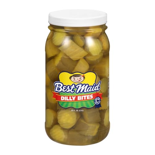Best Maid Products Dilly Bites 80 Ounce - Bite Size Chucks of Delicious Dill (1 Pack)