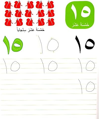 Arabic Numbers (wipe clean)