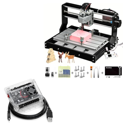 Genmitsu CNC 3018-PRO Router Kit GRBL Control + CNC Router Machine Controller Board with ABS Case