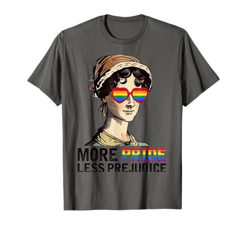 More Pride Less Prejudice LGBT Gay Pride Month T-Shirt
