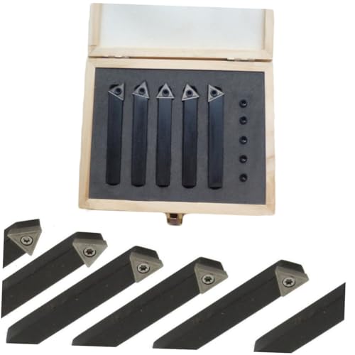 Kit de 5 Herramientas de Torno Indexables de Carburo Mikikit miniatura 7