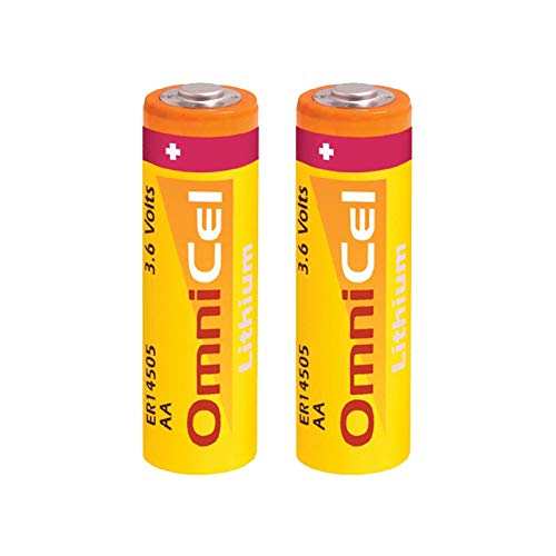 Batería Li-SOCl2 OmniCel ER14505 3.6V 2400mAh AA miniatura 1
