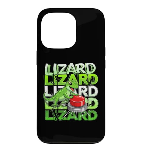Funny Lizard Button Meme Weirdcore Animal �X�}�z�P�[�X iPhone 13 Pro �p