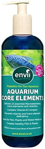 Envii Aquarium Core Elements - Delivers Essential Vitamins and Minerals to Improve Fish Health and Prevent Disease - Treats 6,000 Litres