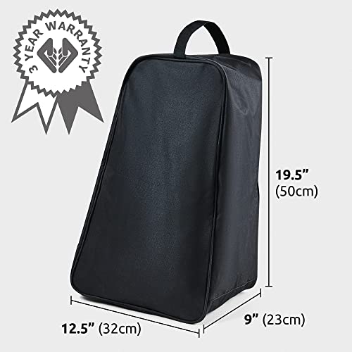 Case4Life Schwarz Gummistiefel Tasche Bootstasche Wasserdicht Lager Reise Tragetasche