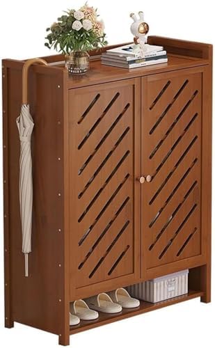 Shoe Storage Cabinet Cabinets Hallway Slim Cupboard Cupboards Hallways Slimline，Foldable Storage Free Standing Shoes Cabinet Shoe Rack Organizer with Doors Space Saving for Entryway, Hallway