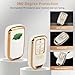 PIFOOG Key Fob Cover for Honda 5 Buttons Car Keys Case TPU Accessories for Honda Accord Civic CRV Pilot Passort Insight Smart Key Protector Bling Keychain Girly Women White Gold