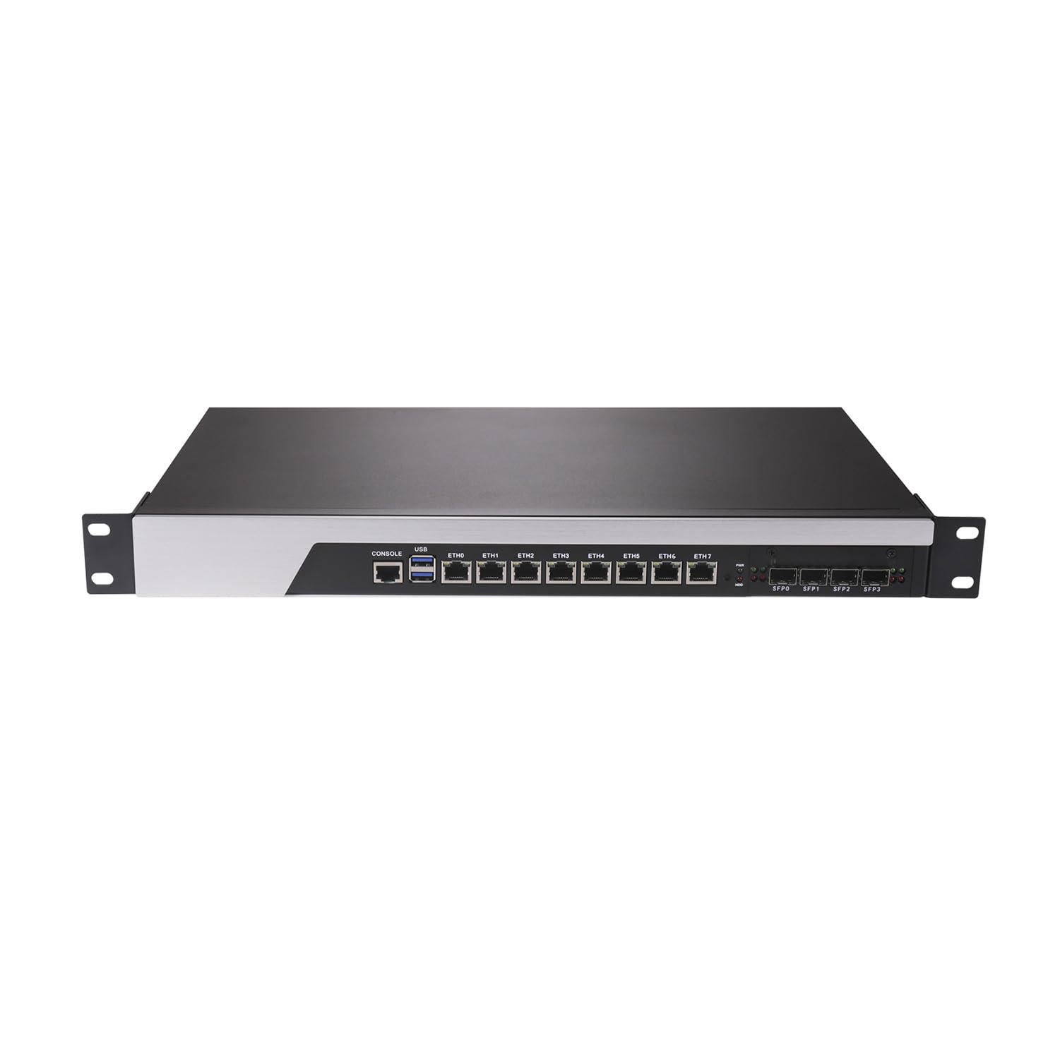 Firewall, VPN, 1U Rackmount Network Appliance, Mikrotik, PFSense, OPNsense, I5 4430, RS44, AES-NI, 8 x 2.5GbE 226-V, 4 x SFP+ 10Gbe XL710, Console, VGA, 16G RAM, 256G SSD