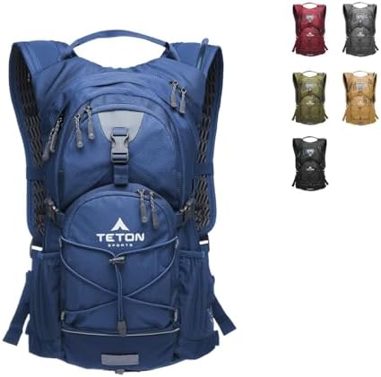 Teton Oasis/Trailrunner Hydration Backpack – Lightweight Water Pa...
