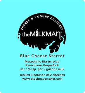 TheMilkman Blue Cheese Starter Culture, Mesophilic with Penicillium Roqueforti, Makes 8 Batches