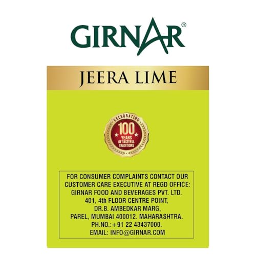 Image of Girnar Jeera Lime Green Tea Bags - Green Tea with Natural Cumin (Jeera) & Lime Flavor, 25 Tea Bags | Refreshing Herbal Infusion for Digestion & Metabolism Support