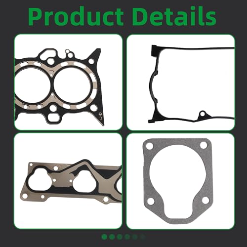 Image of Head Gasket with Bolts Set 1.7L HS26236PT-2 for Honda Civic EX /HX D17A2 D17A6 1.7L 2001 2002 2003 2004 2005 HS26236PT TCK312 HS4034 HB4034(76pcs)