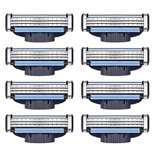 Binxiaoqin 8 Stück Mach 3 Rasierklingen