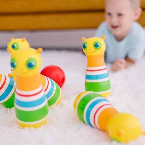 Melissa & Doug Sunny Patch Giddy Buggy Bowling Action Game - 6 Bug Pins, 1 Plastic Ball - image 6