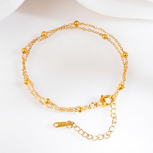 Image of Rubans Demi Fine Stainless Steel Bracelet Waterproof Gift for Women & Girls