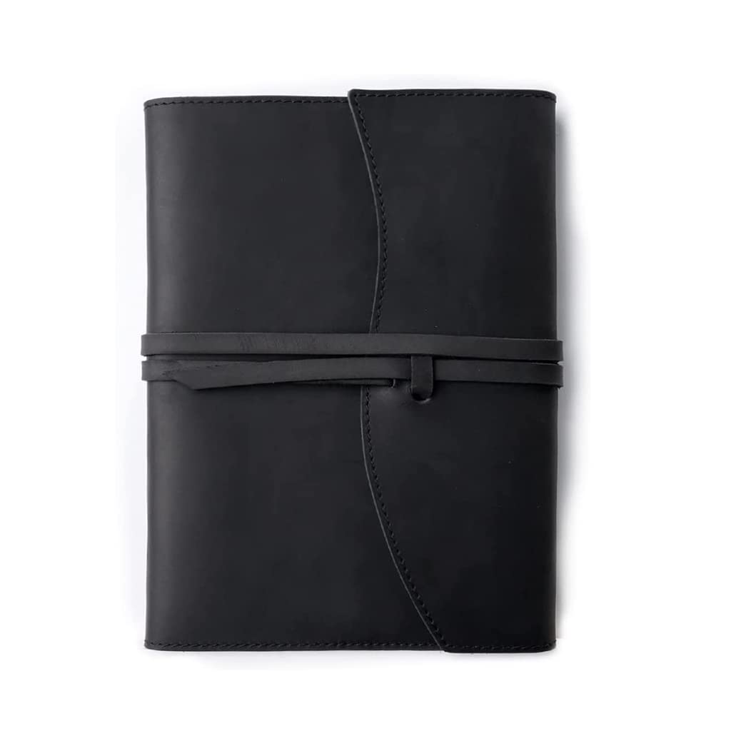 Portatile Taccuino Quaderno Marrone A6 Diario Creativo con Cinturino in Pelle retrò per Studenti Viaggiatori Scrittori Ufficio Scuola Casa Blocco Note Portatile