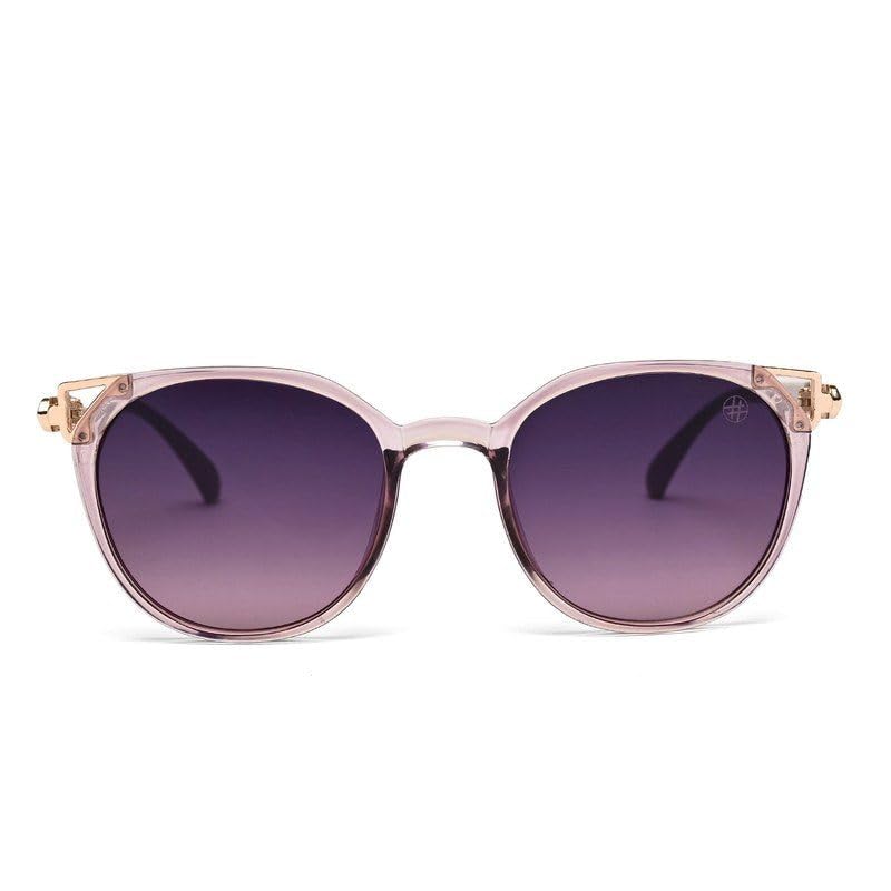 Image of HASHTAG EYEWEAR UV Protected Sunglasses for Women | Stylish Retro Gradient Goggles | Lightweight Polarized Eyewear | Driving Glasses | Fashionable Ladies Shades for Outdoor