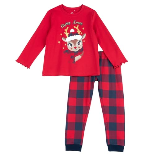 Pyjama en coton Chicco pour enfant : vêtement de nuit de Noël mixte en lot de 1 confortable