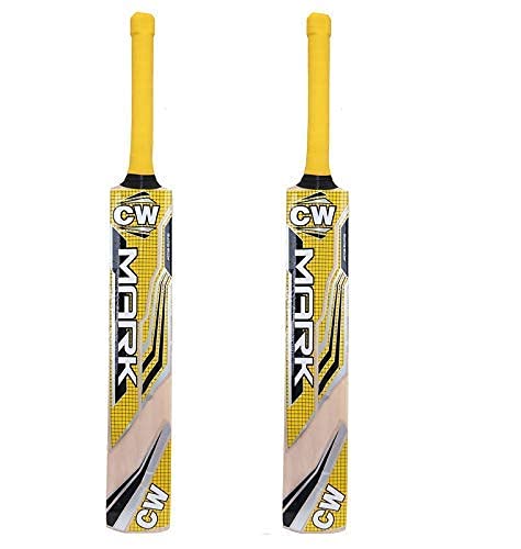 Battes de cricket adulte en saule du Cachemire CW Mark Youngster (Lot de 2)