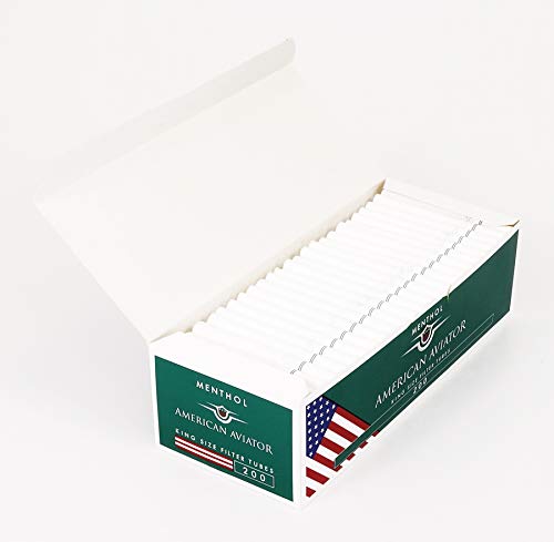 American aviator Regular Menthol Filter Tubes 5 Boxes (1000 Pack) :  Amazon.de: Electronics & Photo