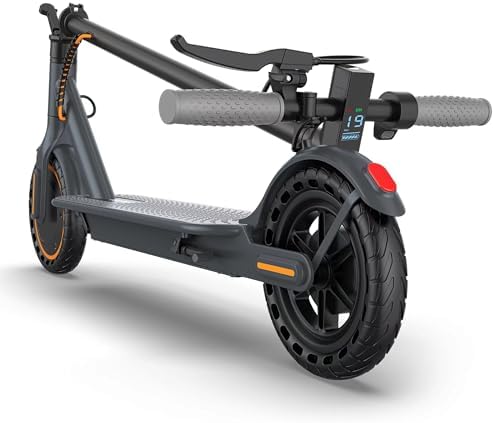 VOLPAM Electric Scooter, 350W/500W, 8.5"/10" Tires, 12/21/28 Miles Range, 16/19/22Mph, Folding E-Scooter with Dual Braking (8.5