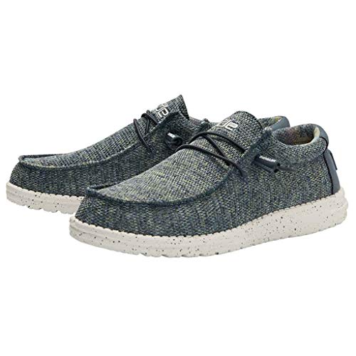 Image of HEYDUDE Men's Wally Sox | Retired Men's Shoes | Men's Lace Up Loafers | Comfortable & Light-Weight