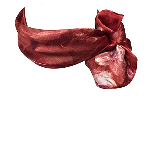 Wrapables 100% Charmeuse Silk Square Scarf Neckerchief2
