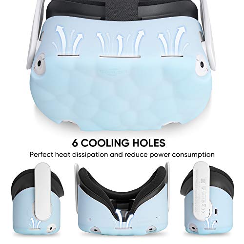 Sarlar Design Silicone Cover Shell Protector For Oculus Quest 2 Headset And Touch Controller Accessories Shockproof And Anti-Collision thumb #1