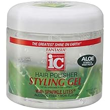 Fantasia High Potency IC Hair Polisher Styling Gel, with Sparkle Lites, 16 Ounce Model 1992