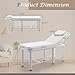 Jaxilyn Massage Bed Stationary Professional Adjustable Massage Table Spa Bed 73