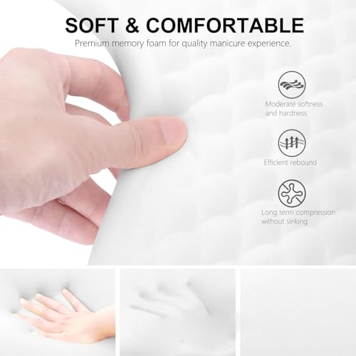 Repose-mains pour ongles en U pliable étanche pour manucure - 5