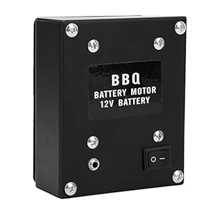 Uxsiya Grillmotor, robuust, duurzaam, goede warmte-isolatie, goede warmteafvoer, geluidsarme grillmotor voor het grillen voor picknick