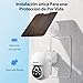 Imagen de FOSSENXE 2K Camara Vigilancia WiFi Exterior Solar