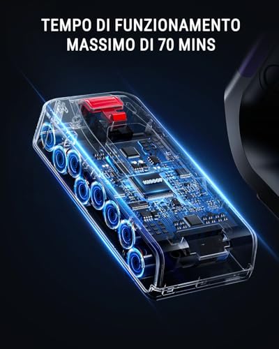 Kissof Akku Staubsauger, 45000Pa/550W/70 Mins (T17)