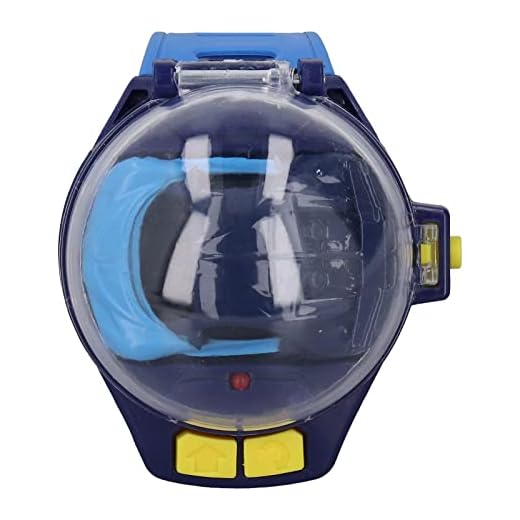 Reloj de Juguete para Coche con Control Remoto, Reloj de Pulsera para Coche de Carreras, Miniforma Bonita para niñOs de MáS de 3 añOs. (Azul)