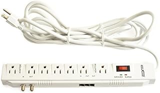 Surge Protector Power Strip with Extra Long 25-Ft Extension Cord, 2400 Joules Rating