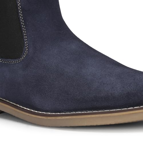 Image of Kraasa Men's Chelsea Boots for Men, Premium Vegan Leather, Fashion Ankle, Modern Casual, Smart Casual & Formal Footwear