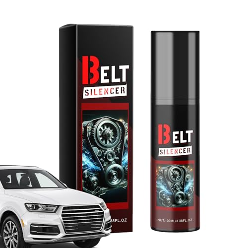Car Belt Noise Spray - 100ml Automotive Belt Spray- Dressing | Automobile Engine Belts Silencer, Noise Lubrication Protection | Anti Age Life Protective Friction Reducer for Car Trucks