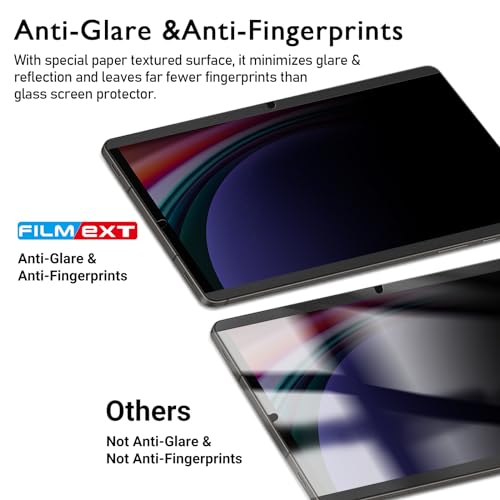 Image of FILMEXT Magnetic Privacy Screen for Samsung Galaxy Tab S6 Lite 10.4 Inch | Anti Spy Anti Glare Anti Blue Light Eye Protection Matte Anti-Peeping Screen Filter-1Pack