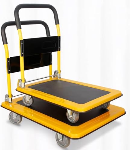 Carrito plegable de plataforma rodante 22.44x21.65x22.44 in miniatura 3