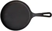Frigideira Ferro Tapioca Tapioqueira Chapa Pra Bife Carne Ovos Tapioca 20 cm Cabo Ferro