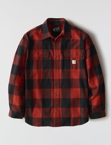Image of Carhartt Men's Hubbard Loose Ls Plaid Shirt