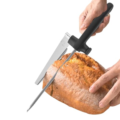 Genérico Cortador De Pan | Utensilios de Panadería Ajustables de Forma Manual - Herramienta de Cocina para Cortar Hogazas y Tartas - Regalo de Hogar para Panadería y Restaurantes