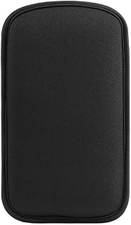 Large Size Neoprene Mobile Phone Sleeve Shock proof Pouch Case for Motorola G50 POCO F3 iPhone 13 Pro Max Samsung Galaxy S22 Ultra S21 Ultra A22 A03s A02s A52s OnePlus 9 Pro Nokia X20 Black
